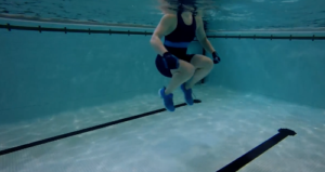 Buoyancy supports body during water exercise