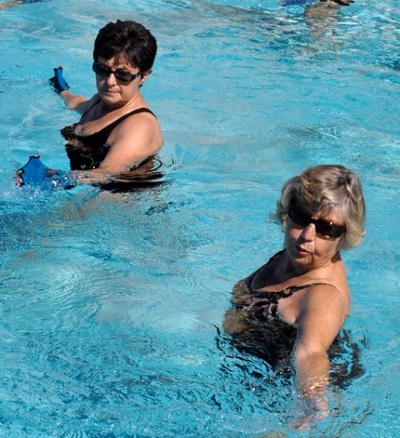 Water Aerobics Builds Strength for Seniors